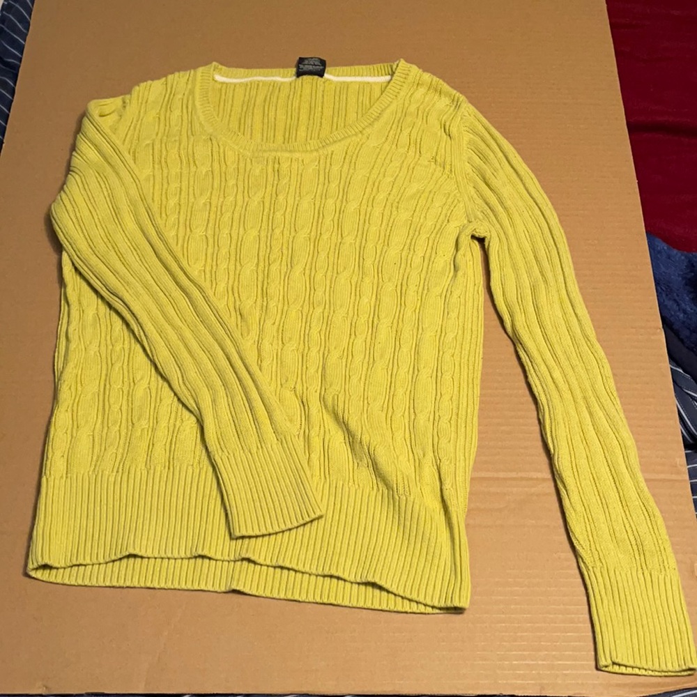 Green sweater